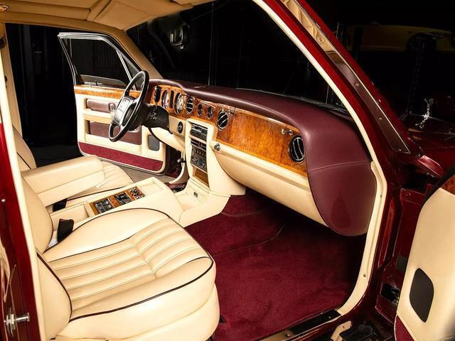 Rolls-Royce-Silver-SpiritSpurDawn-1995-Burgundy-White-144377-9