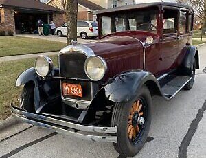 Studebaker-Regal-Commander-Berline-1928-Burgundy-Tan-70525