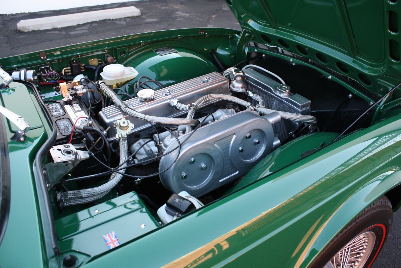 Triumph-TR-6-Cabriolet-1971-Green-Tan-91197-16