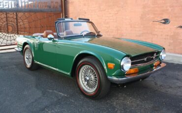 Triumph-TR-6-Cabriolet-1971-Green-Tan-91197-29