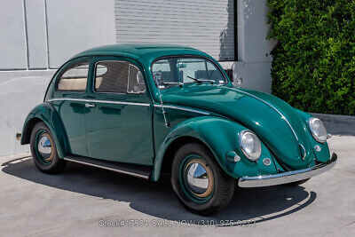 Volkswagen-Beetle-Classic-1957-Green-Other-Color-0-2