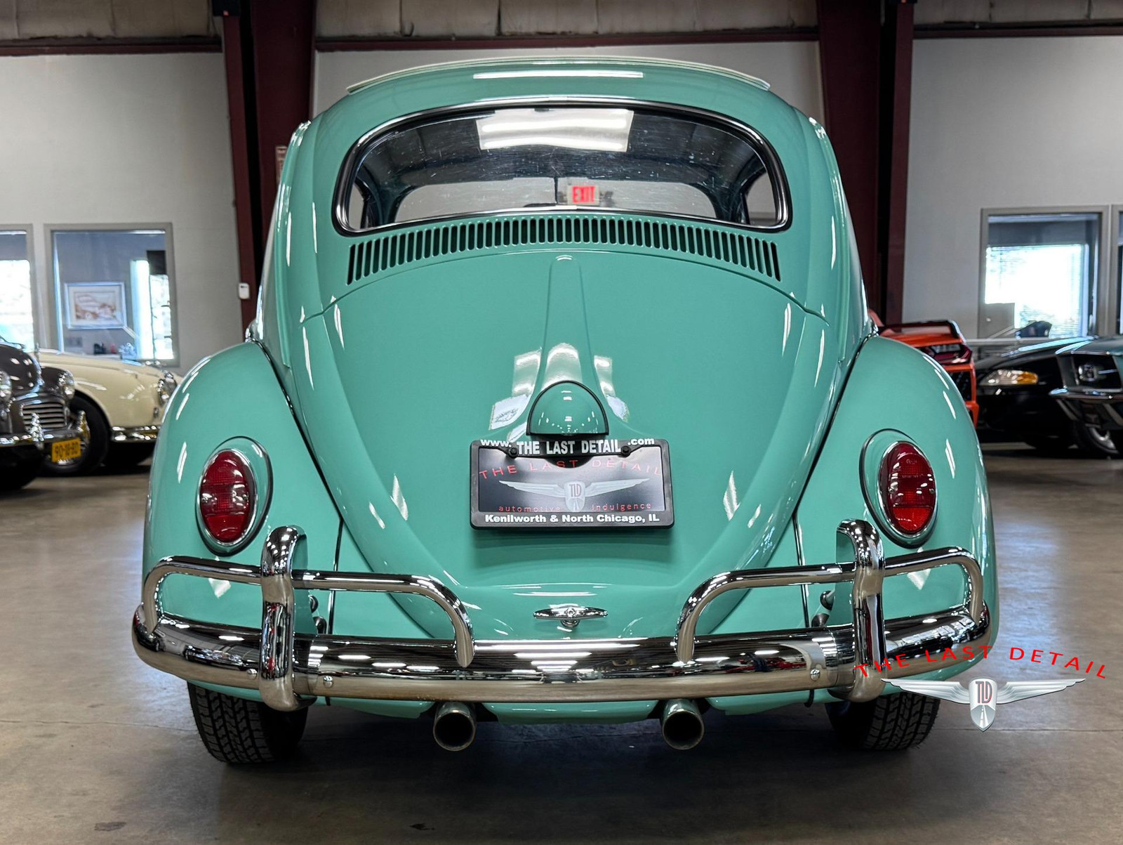 Volkswagen-Beetle-Classic-1963-Gray-Teal-50118-3