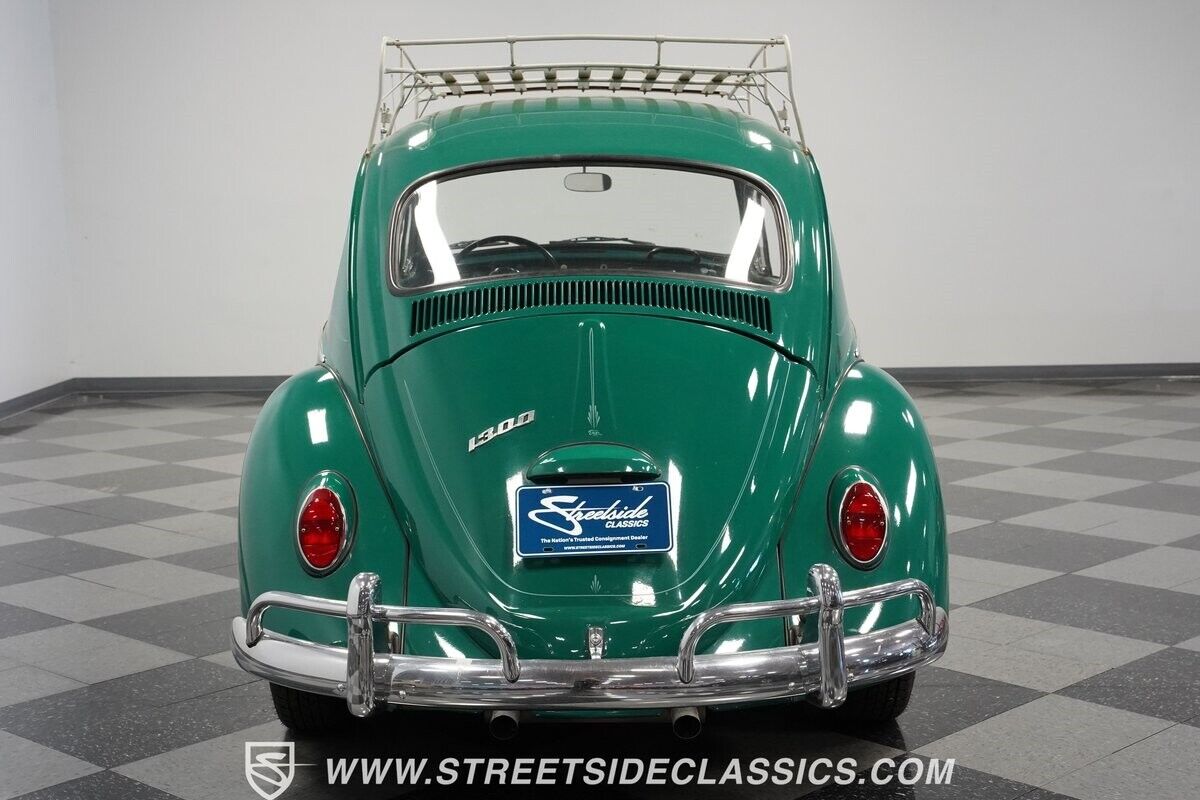 Volkswagen-Beetle-Classic-1966-Green-Black-107121-11