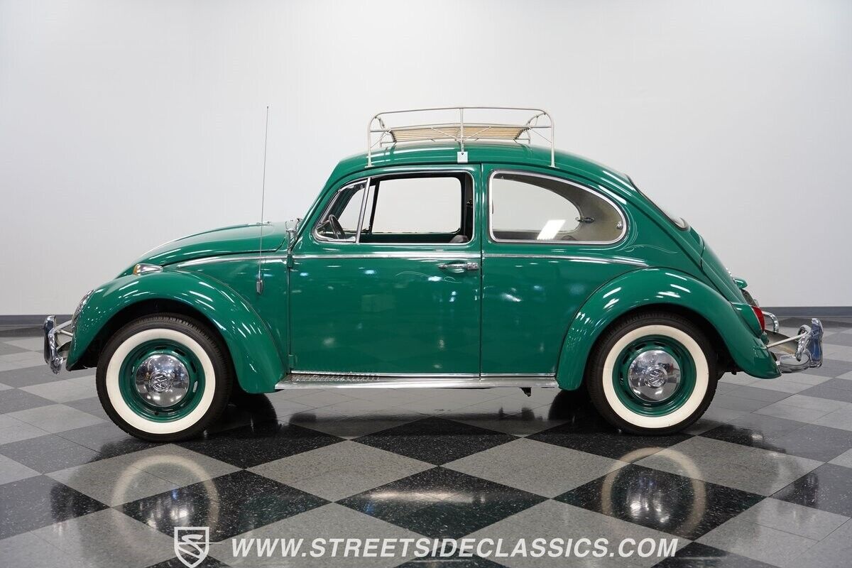 Volkswagen-Beetle-Classic-1966-Green-Black-107121-2