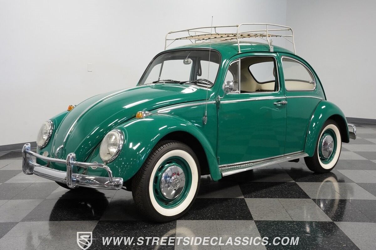 Volkswagen-Beetle-Classic-1966-Green-Black-107121-5