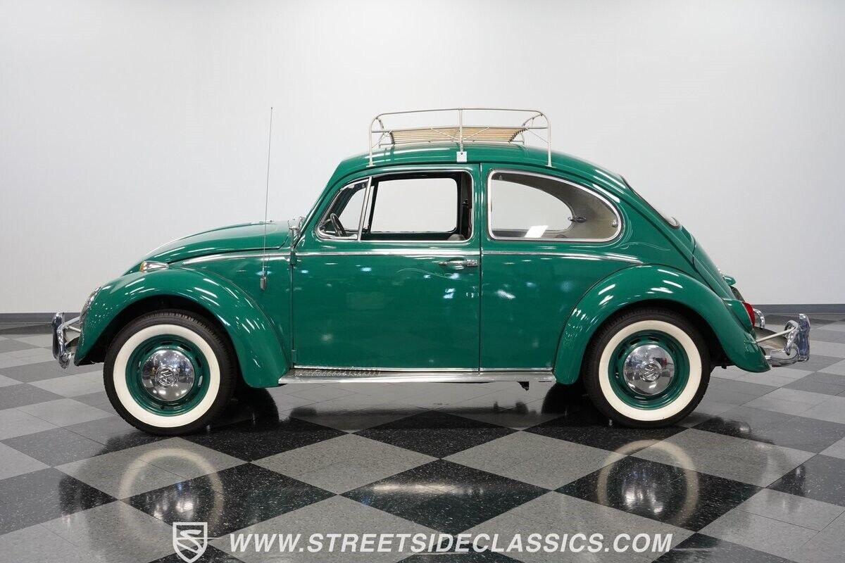 Volkswagen-Beetle-Classic-1966-Green-Black-107121-7