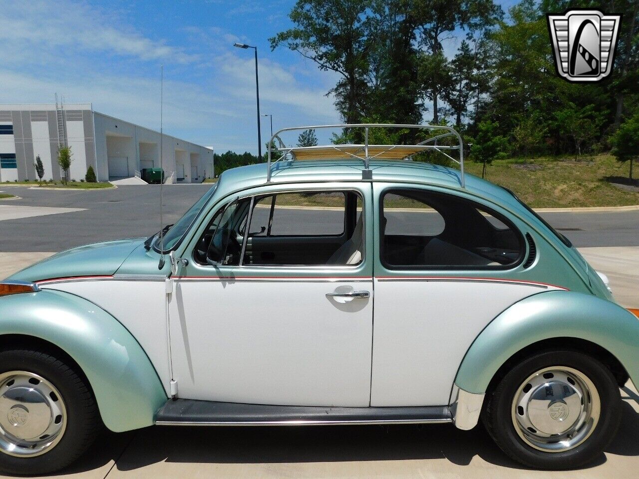 Volkswagen-Beetle-Classic-1973-White-Beige-98247-6