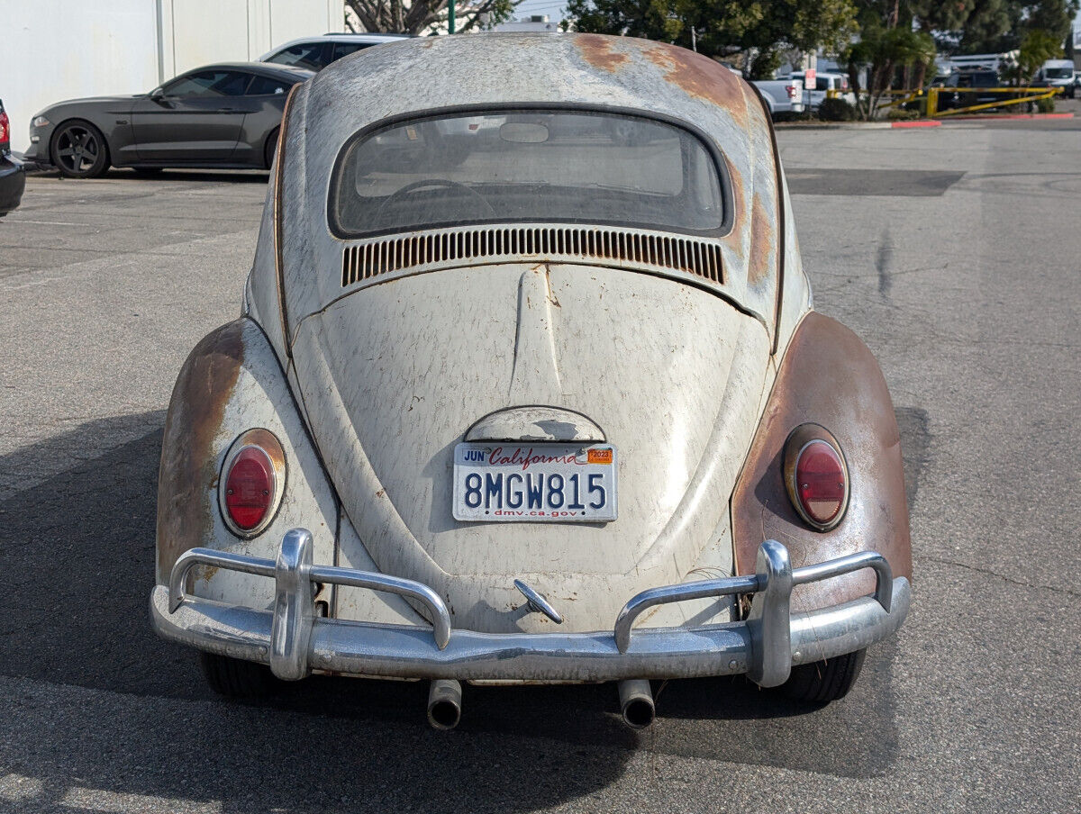 Volkswagen-Beetle-Classic-Berline-1963-Gray-Green-94599-5