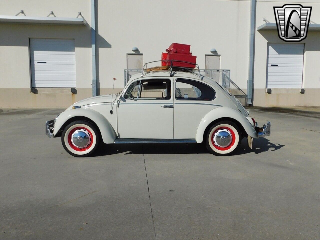 Volkswagen-Beetle-Classic-Berline-1966-White-Red-113964-5