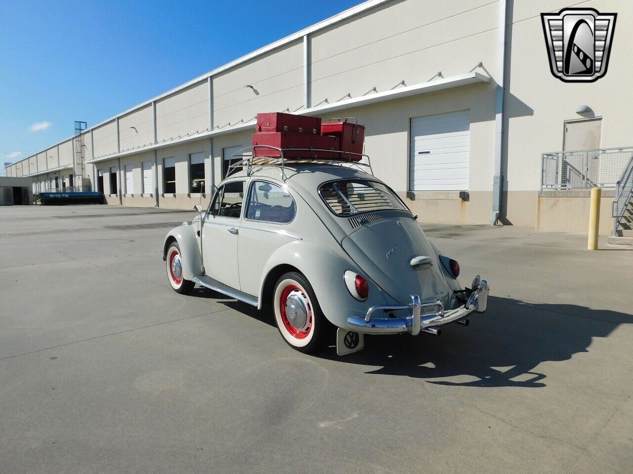 Volkswagen-Beetle-Classic-Berline-1966-White-Red-113964-9