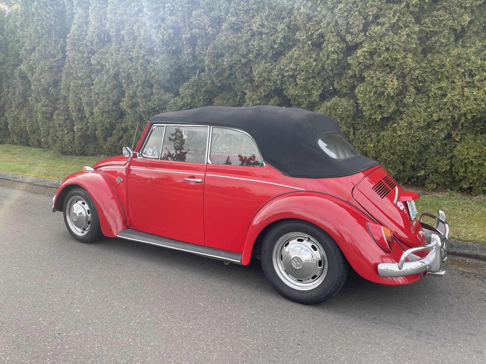 Volkswagen-Beetle-Classic-Cabriolet-1970-Red-Black-96561-6