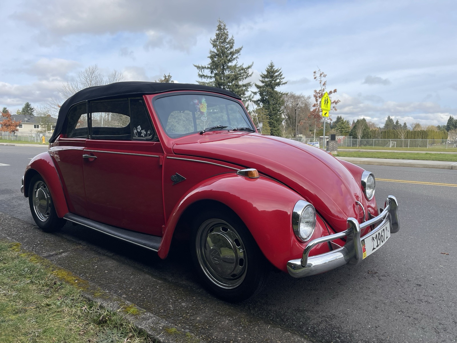 Volkswagen-Beetle-Classic-Cabriolet-1970-Red-Black-96561-9