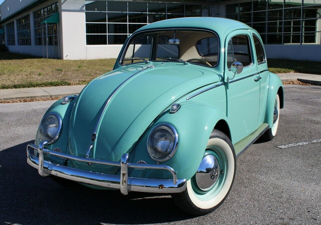 Volkswagen-Beetle-Classic-Coupe-1961-Turqouise-Tan-90907-4