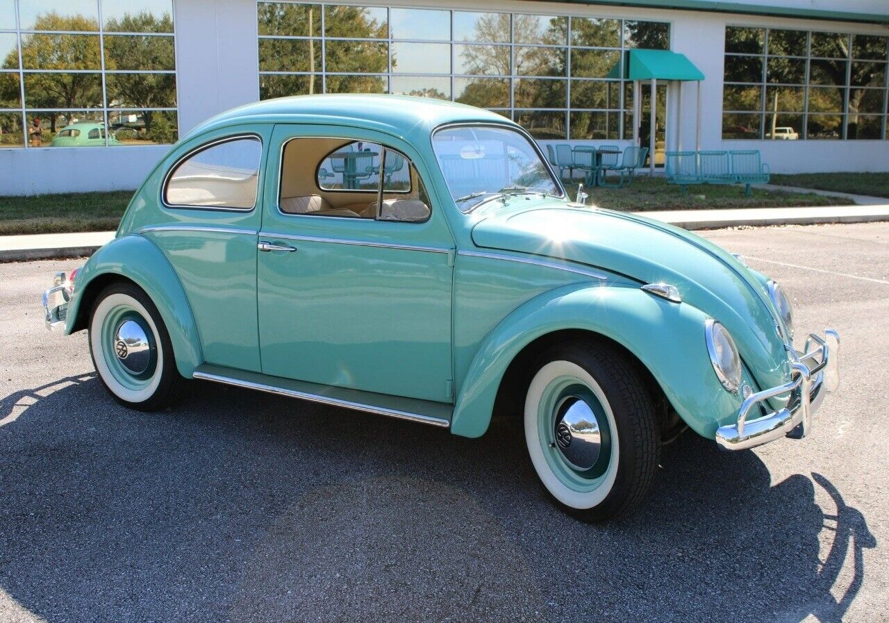 Volkswagen-Beetle-Classic-Coupe-1961-Turqouise-Tan-90907-8