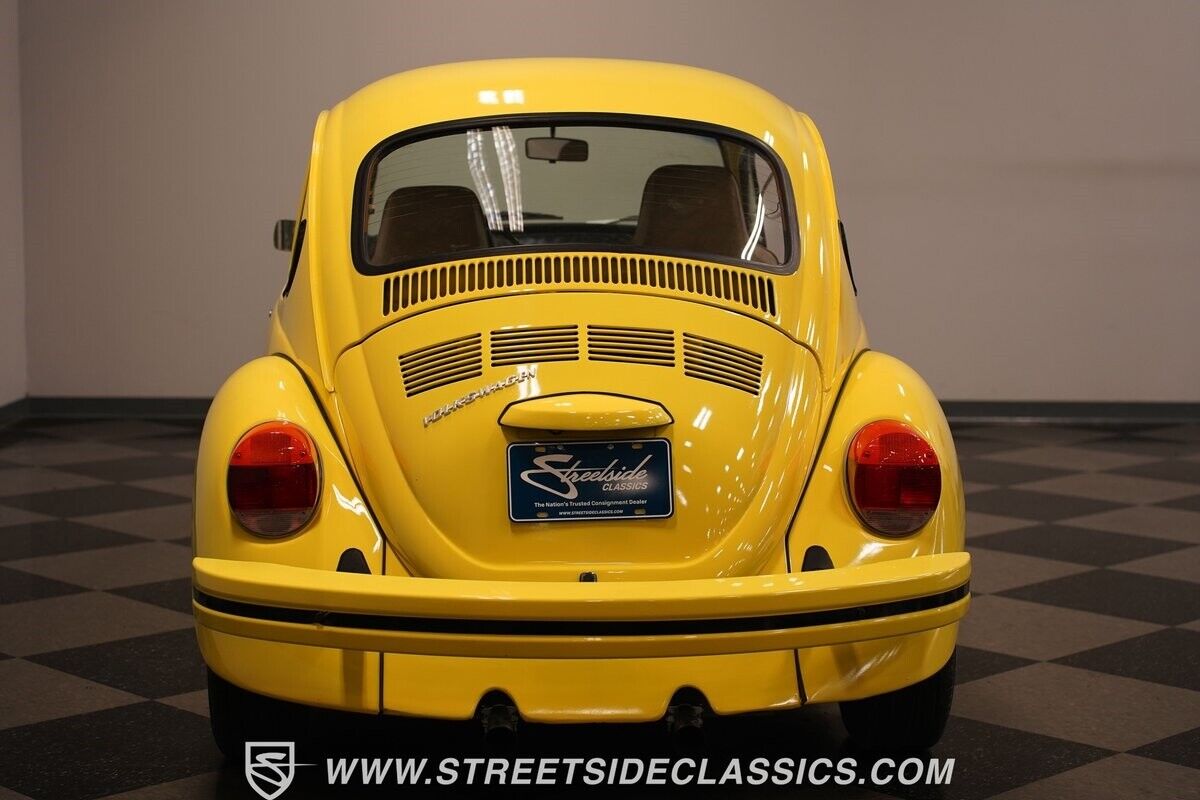 Volkswagen-Beetle-New-Coupe-1974-Yellow-Tan-88149-12