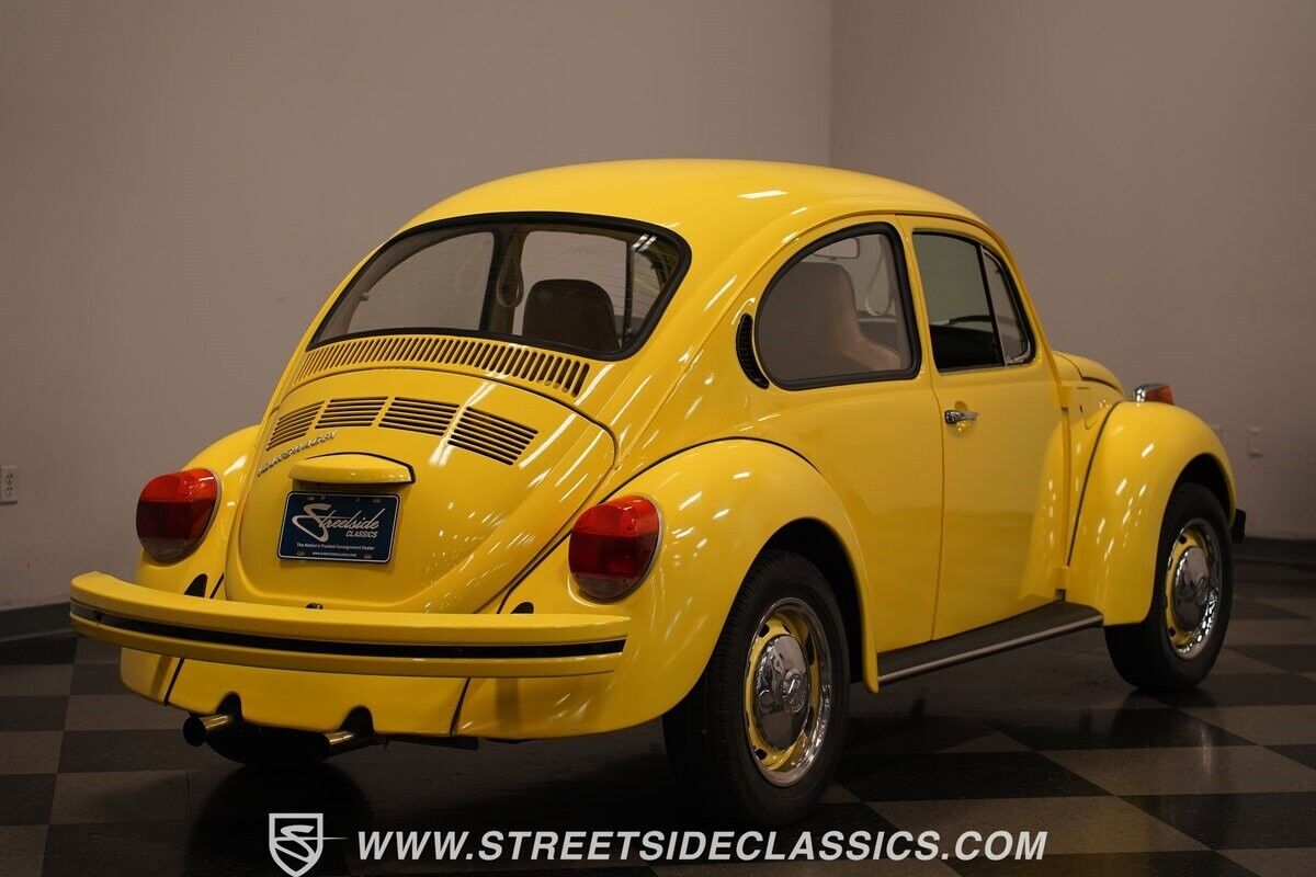 Volkswagen-Beetle-New-Coupe-1974-Yellow-Tan-88149-13