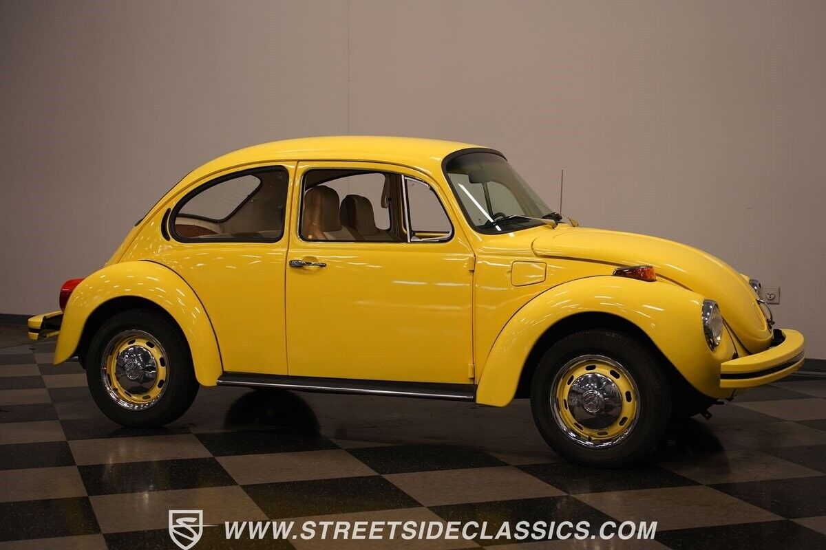 Volkswagen-Beetle-New-Coupe-1974-Yellow-Tan-88149-17