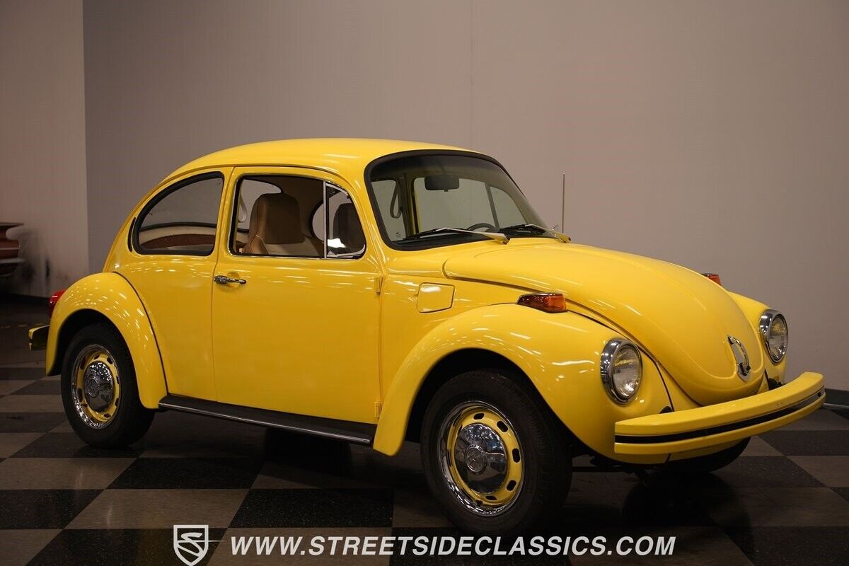 Volkswagen-Beetle-New-Coupe-1974-Yellow-Tan-88149-18