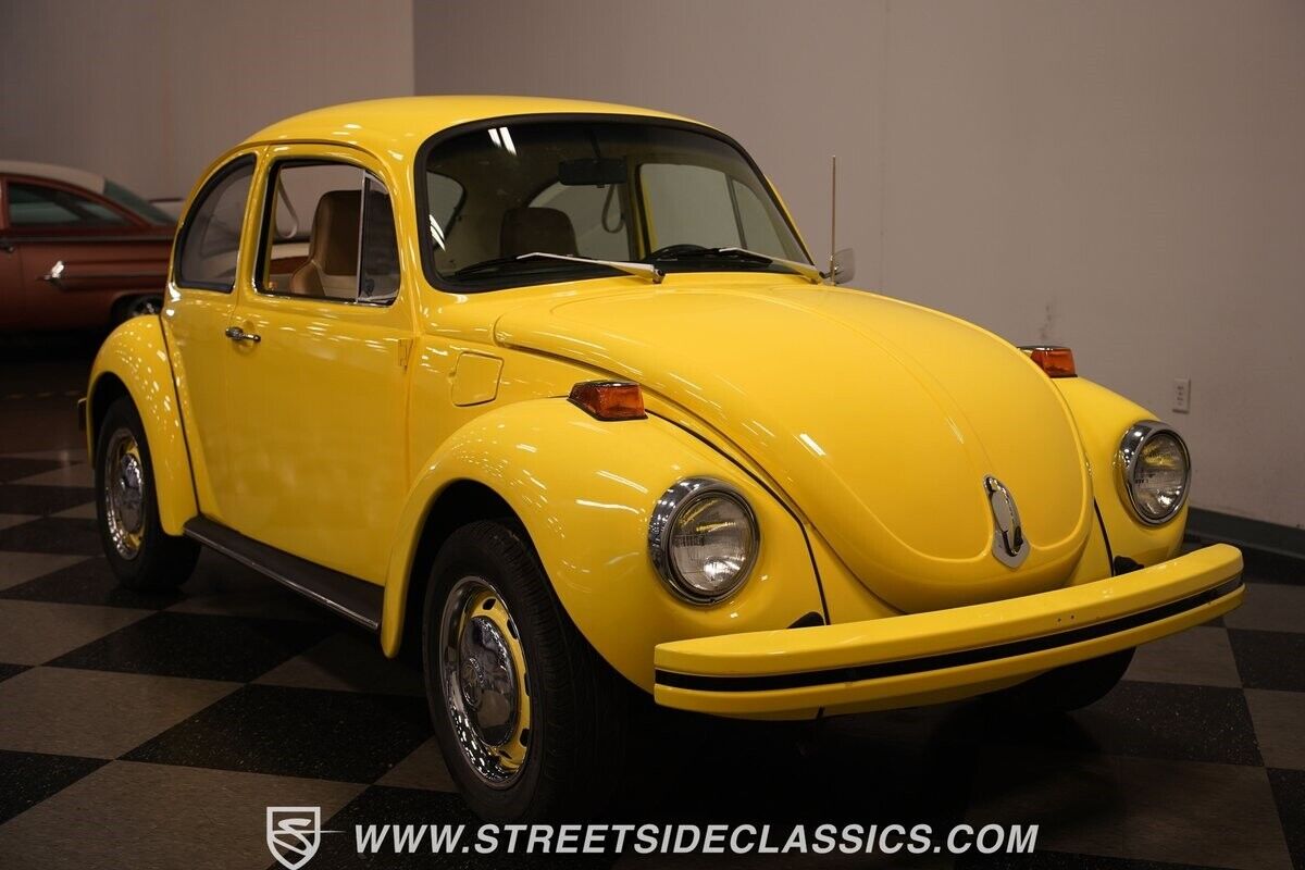 Volkswagen-Beetle-New-Coupe-1974-Yellow-Tan-88149-19