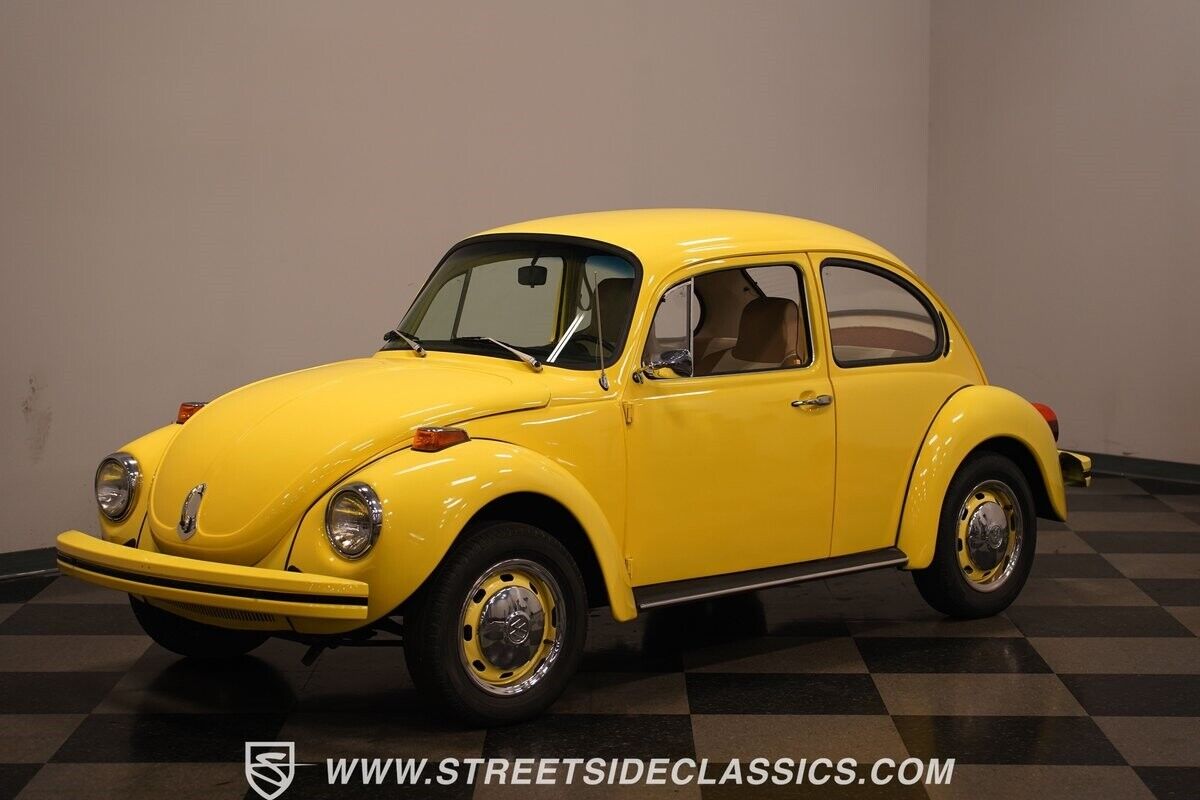 Volkswagen-Beetle-New-Coupe-1974-Yellow-Tan-88149-21