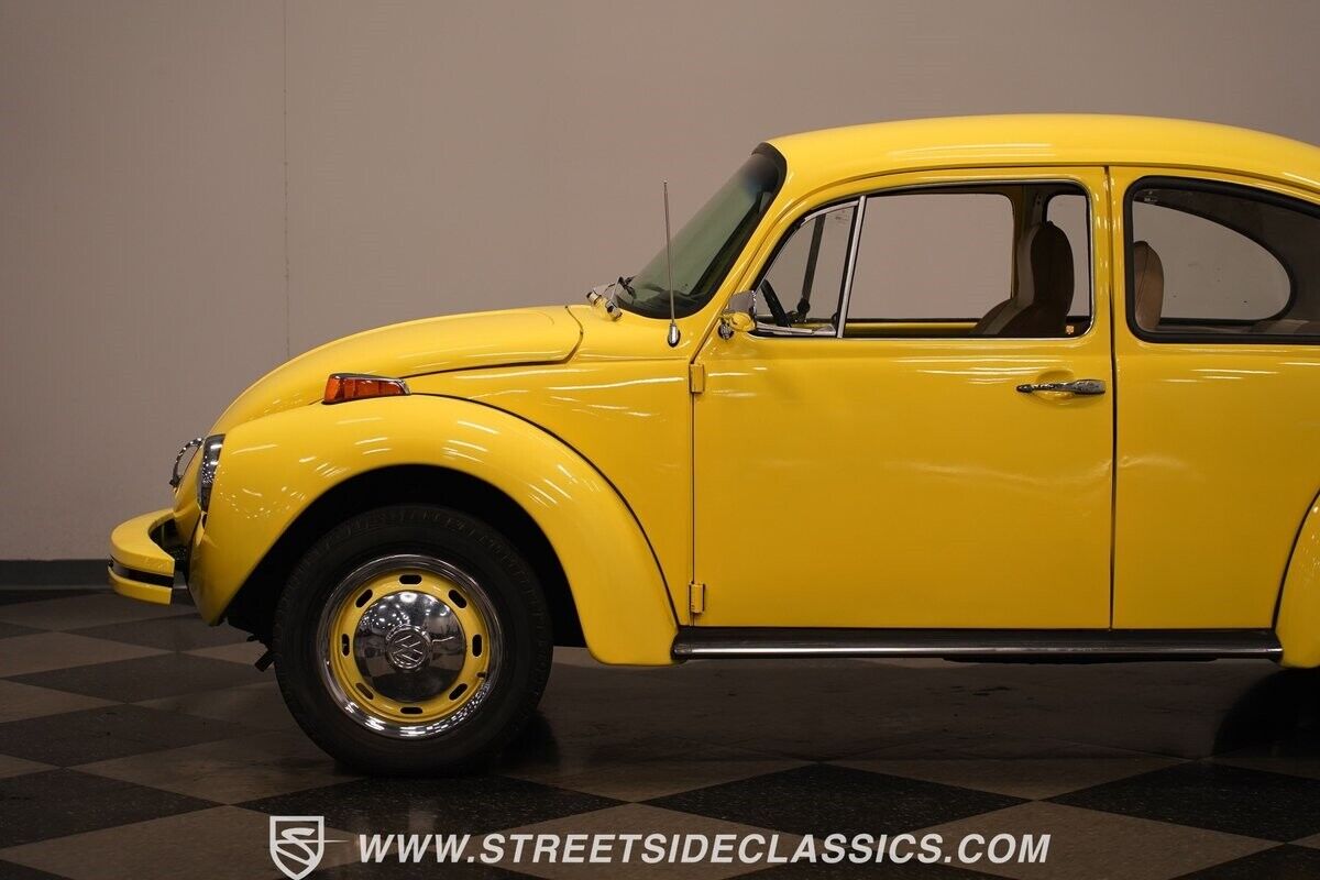 Volkswagen-Beetle-New-Coupe-1974-Yellow-Tan-88149-24