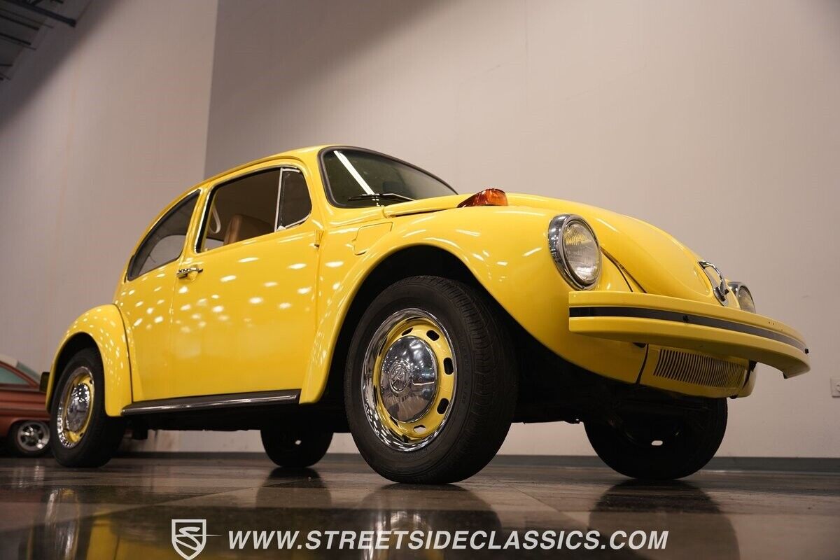 Volkswagen-Beetle-New-Coupe-1974-Yellow-Tan-88149-33