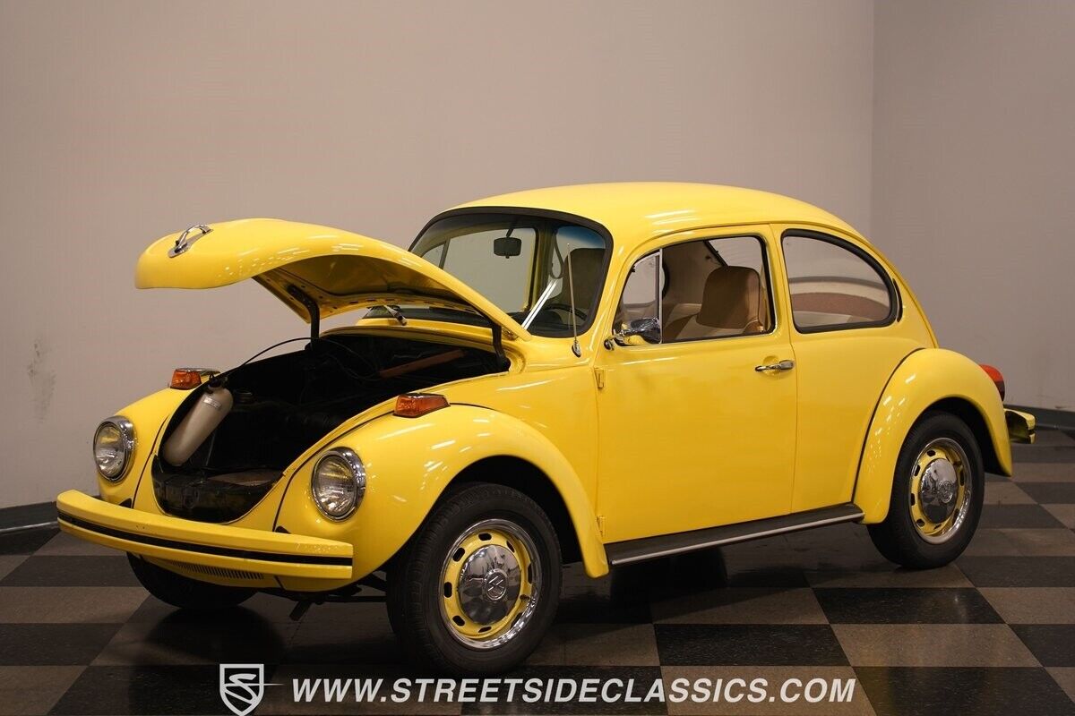 Volkswagen-Beetle-New-Coupe-1974-Yellow-Tan-88149-34