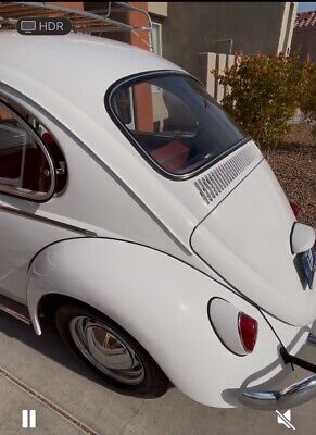 Volkswagen-Beetle-Pre-1980-Berline-1965-White-Red-1609-13