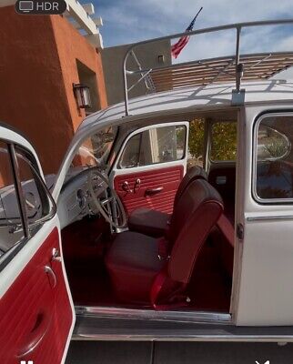 Volkswagen-Beetle-Pre-1980-Berline-1965-White-Red-1609-25