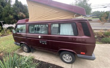 Volkswagen-BusVanagon-1990-Red-Gray-257888-8