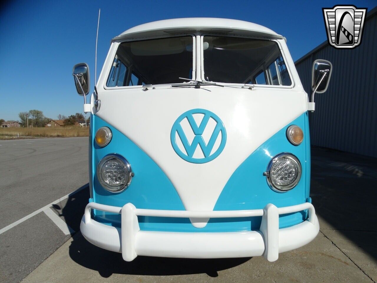 Volkswagen-BusVanagon-Cabriolet-1965-Blue-White-66073-2