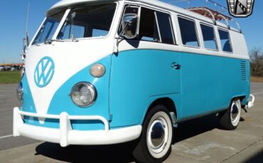 Volkswagen-BusVanagon-Cabriolet-1965-Blue-White-66073-3