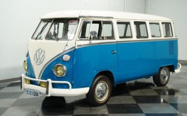 Volkswagen-BusVanagon-Van-1972-Blue-Black-38845-5