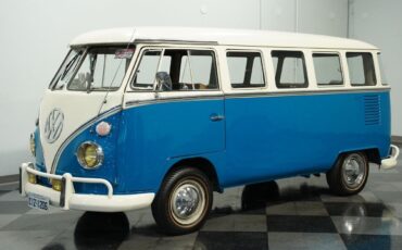 Volkswagen-BusVanagon-Van-1972-Blue-Black-38845-6