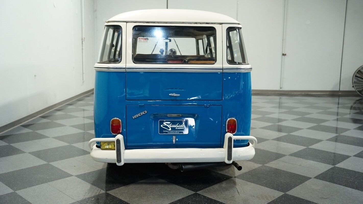 Volkswagen-BusVanagon-Van-1972-Blue-Black-38845-9