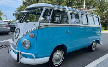 Volkswagen-BusVanagon-Van-1975-Blue-Black-144480-11