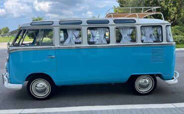 Volkswagen-BusVanagon-Van-1975-Blue-Black-144480-12