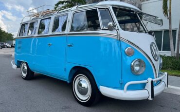 Volkswagen-BusVanagon-Van-1975-Blue-Black-144480-15