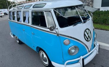 Volkswagen-BusVanagon-Van-1975-Blue-Black-144480-16