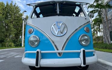 Volkswagen-BusVanagon-Van-1975-Blue-Black-144480-18