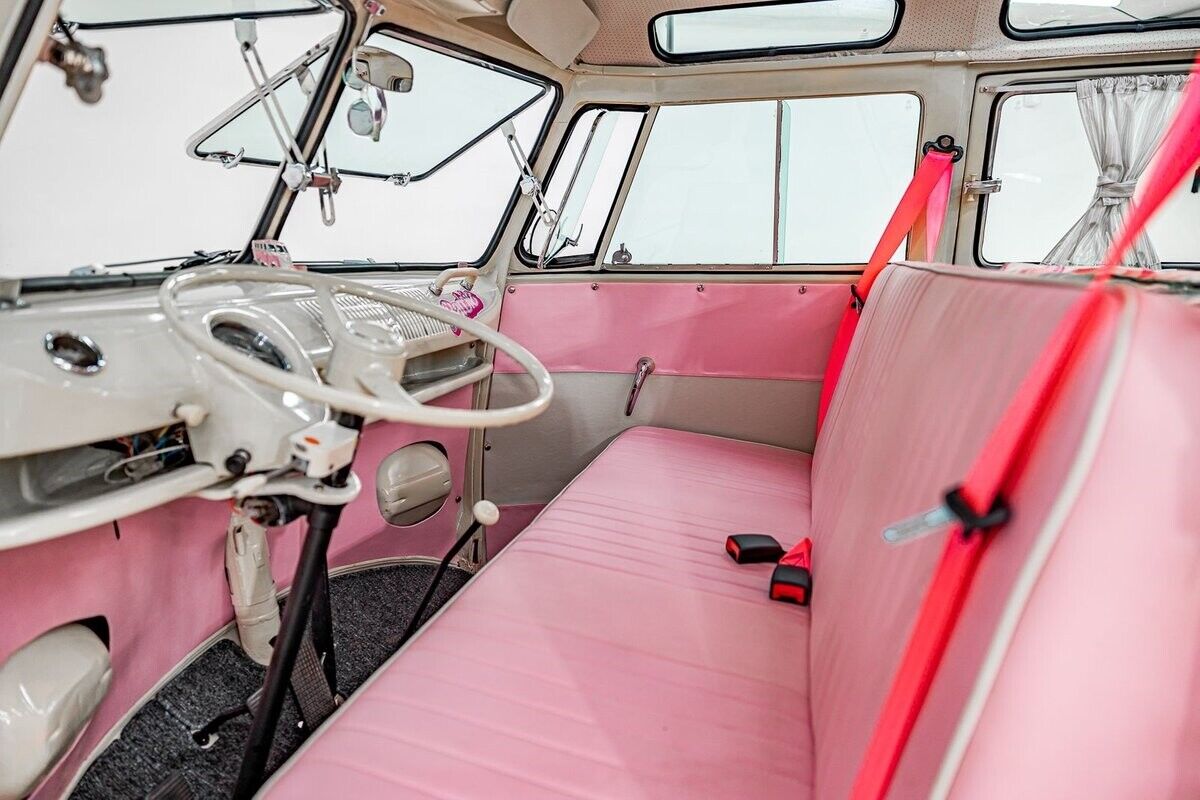 Volkswagen-BusVanagon-Van-1975-Pink-Pink-0-1