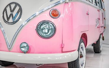 Volkswagen-BusVanagon-Van-1975-Pink-Pink-0-5