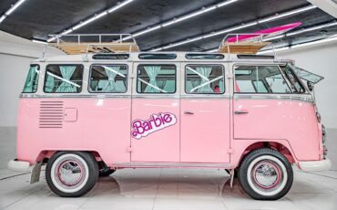 Volkswagen-BusVanagon-Van-1975-Pink-Pink-0-7