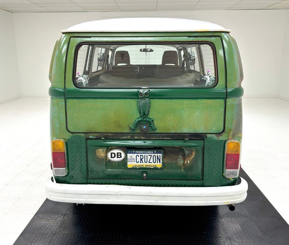 Volkswagen-BusVanagon-Van-1978-Green-Saddle-40378-3