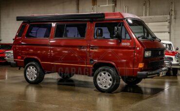 Volkswagen-BusVanagon-Van-1987-Burgundy-Tan-255628-10