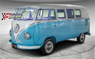 Volkswagen-Microbus-Van-1959-Blue-White-0-1