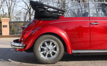 Volkswagen-Super-Beetle-Cabriolet-1971-Burgundy-Black-153565-9