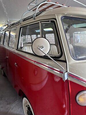 Volkswagen-T1-Samba-23-window-Van-1975-Red-Tan-80467-2