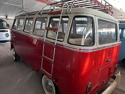 Volkswagen-T1-Samba-23-window-Van-1975-Red-Tan-80467-6