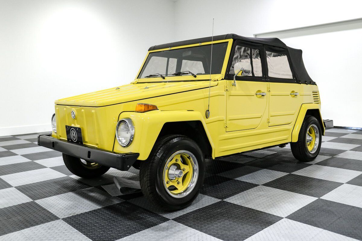 Volkswagen-Thing-Cabriolet-1973-Yellow-Brown-146737-4